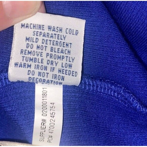 Polo Ralph Lauren Sweater Men's XXL 1/4 Zip Long Sleeve Royal Blue Soft - Picture 7 of 9